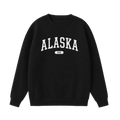 Collection 4 Alaska Essential Heavyweight Crewneck Sweatshirt - Black front