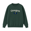 Collection 6 Oregon Essential Heavyweight Crewneck Sweatshirt - Dark Green front