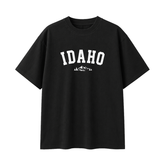 Collection 9 Idaho Essential Cotton T-Shirt - Black front