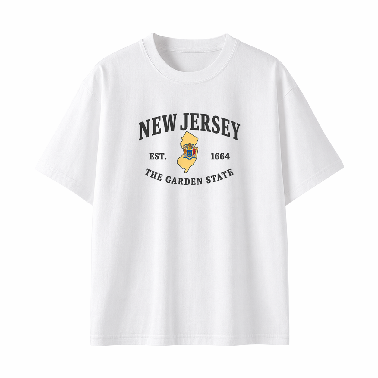 Collection 8 New Jersey Essential Cotton T-Shirt - White front