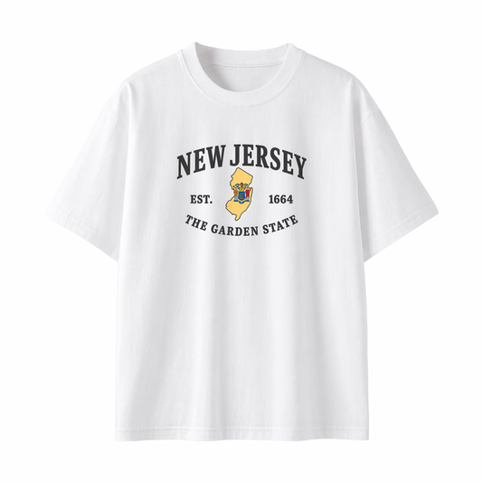 Collection 8 New Jersey Essential Cotton T-Shirt - White front