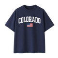 Collection 2 Colorado Essential Cotton T-Shirt - Navy Blue front
