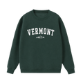 Collection 9 Vermont Essential Heavyweight Crewneck Sweatshirt - Dark Green front