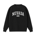 Collection 4 Nevada Essential Heavyweight Crewneck Sweatshirt - Black front