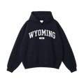 Collection 4 Wyoming Oversize Fleeced Hoodie - Black front