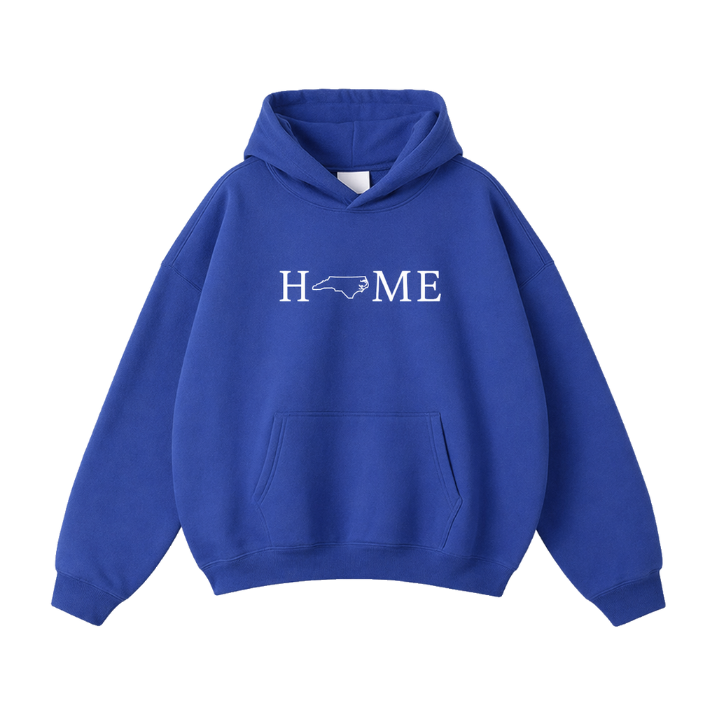 Collection 5 North Carolina Oversize Fleeced Hoodie - Klein Blue front