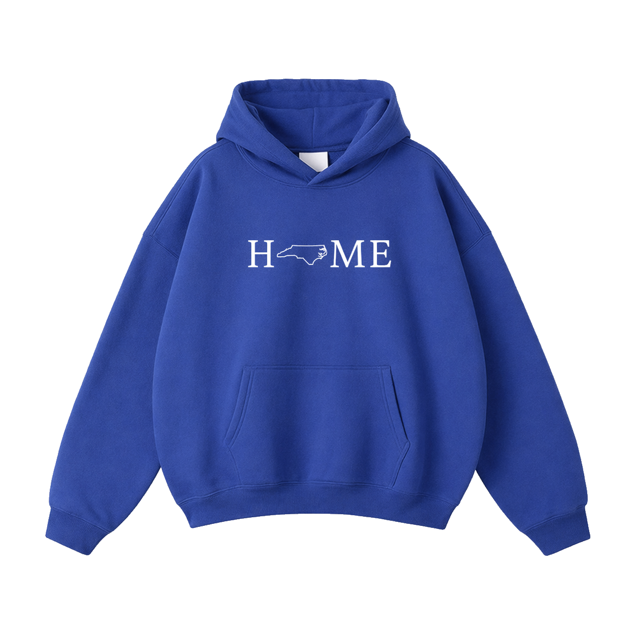 Collection 5 North Carolina Oversize Fleeced Hoodie - Klein Blue front