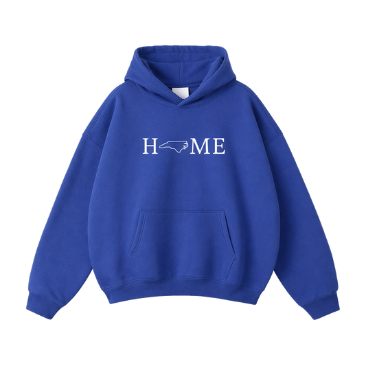 Collection 5 North Carolina Oversize Fleeced Hoodie - Klein Blue front