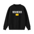 Collection 7 New Mexico Essential Heavyweight Crewneck Sweatshirt - Black front
