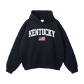 Collection 2 Kentucky Oversize Fleeced Hoodie - Black front