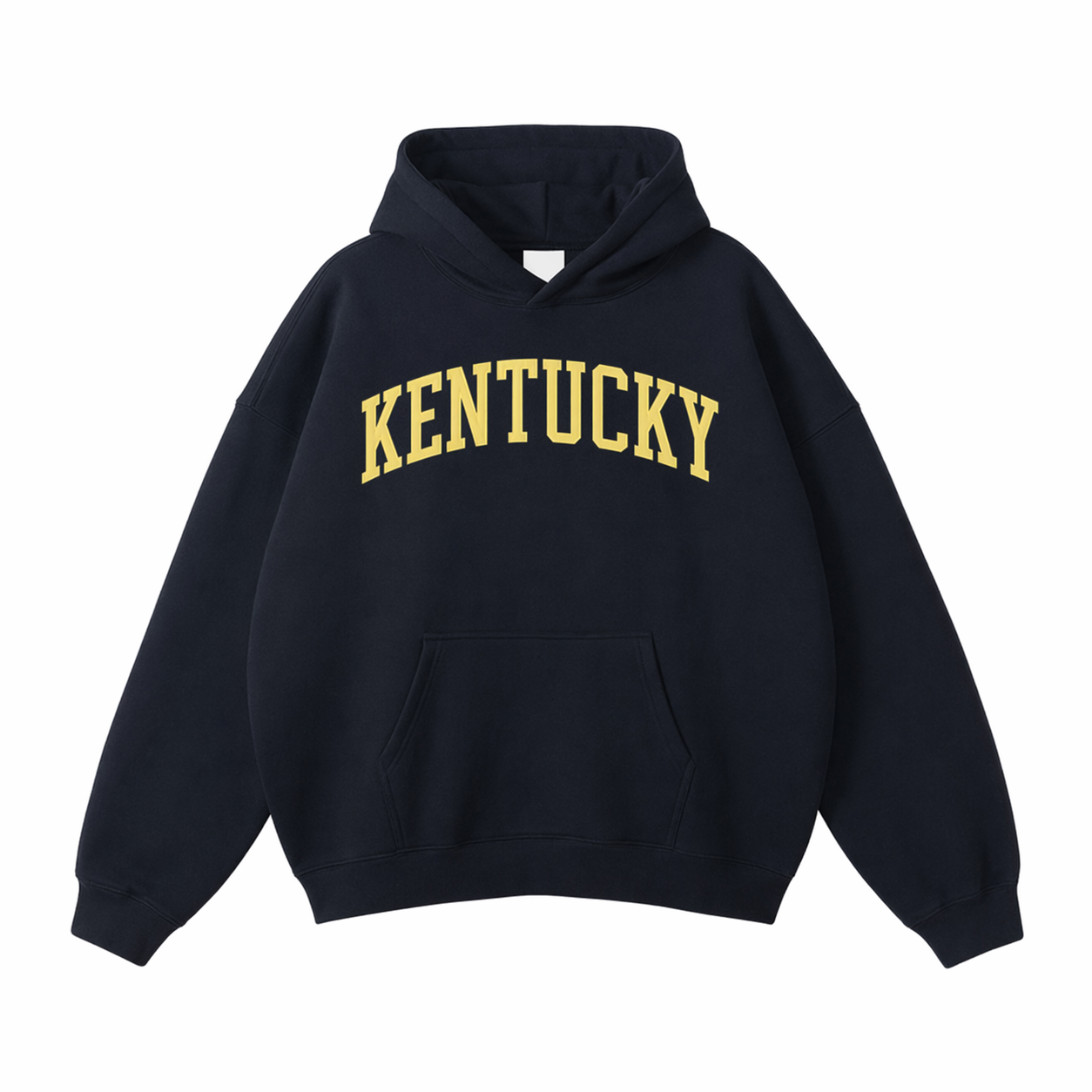 Collection 1 Kentucky Oversize Fleeced Hoodie - Black front