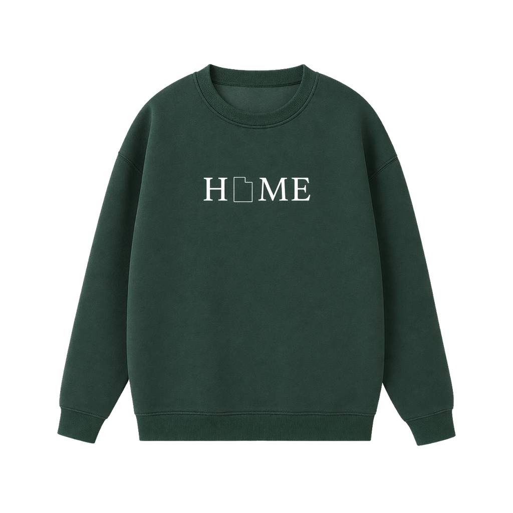 Collection 5 Utah Essential Heavyweight Crewneck Sweatshirt - Dark Green front