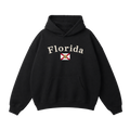 Collection 6 Florida Oversize Fleeced Hoodie - Black front