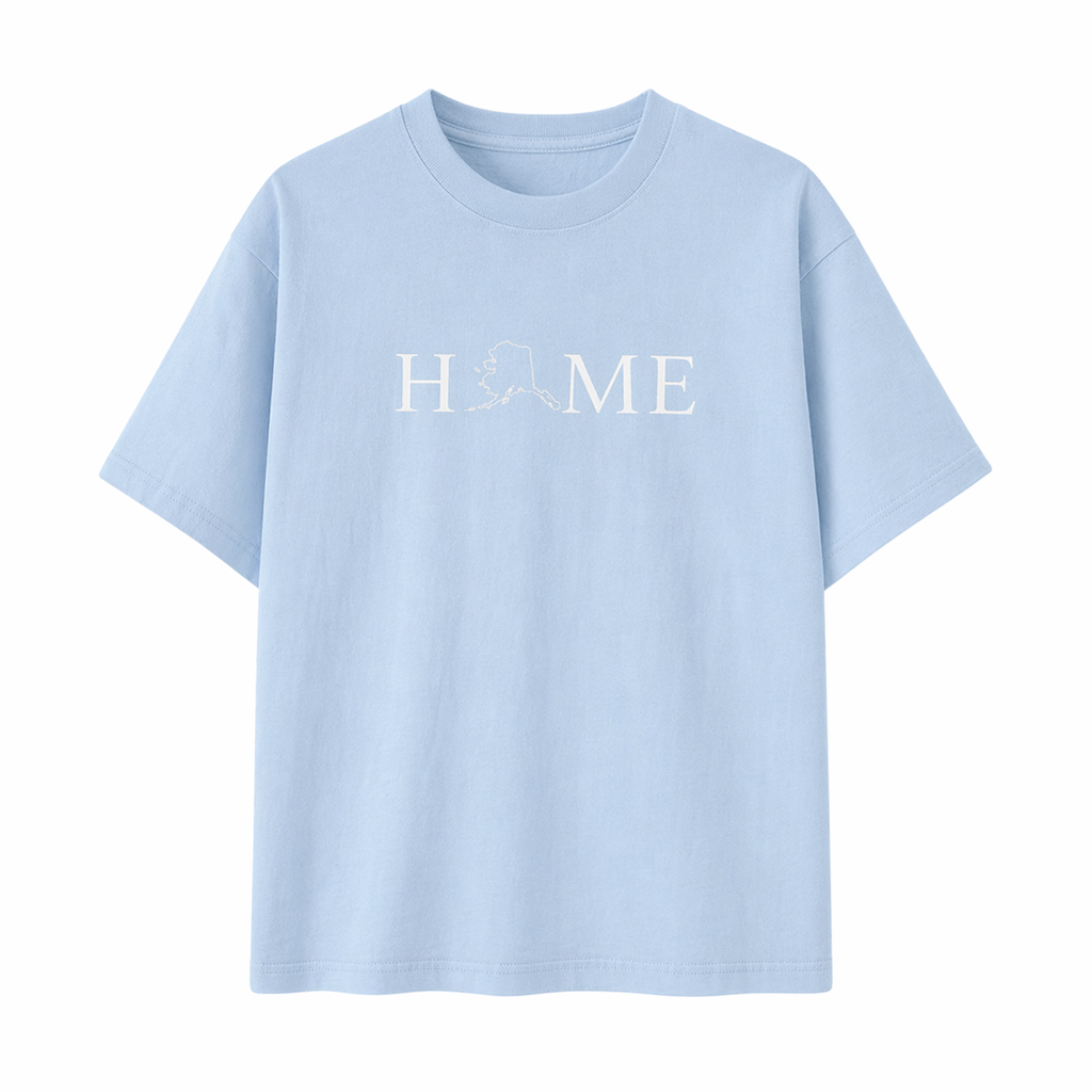 Collection 5 Alaska Essential Cotton T-Shirt - Light Blue front