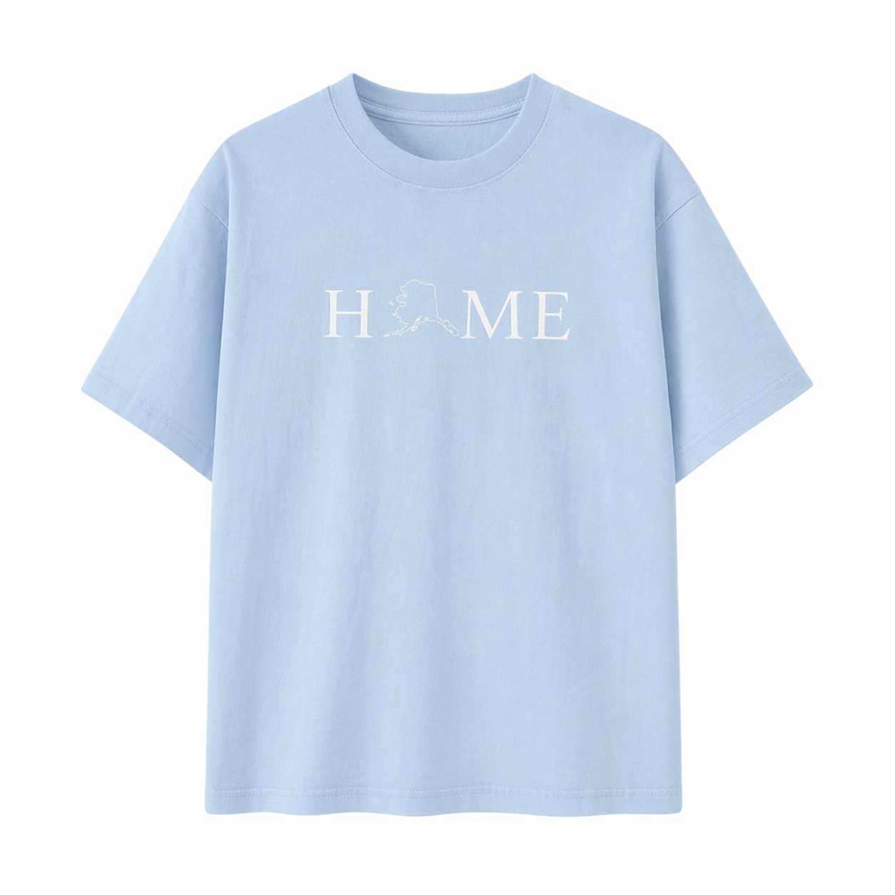 Collection 5 Alaska Essential Cotton T-Shirt - Light Blue front