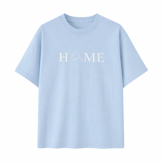 Collection 5 Alaska Essential Cotton T-Shirt - Light Blue front