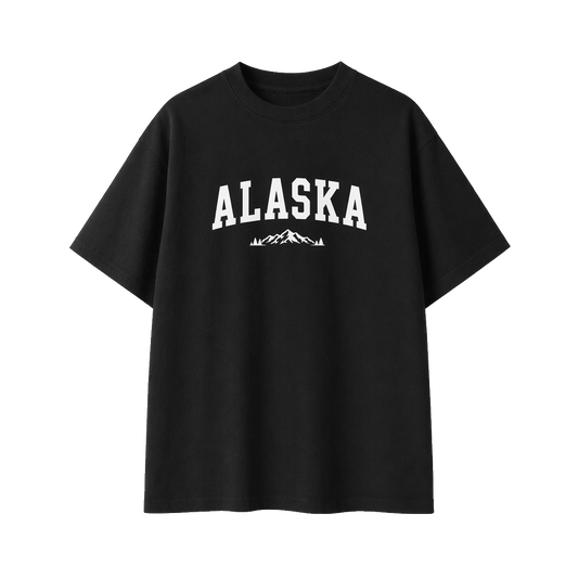 Collection 9 Alaska Essential Cotton T-Shirt - Black front