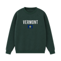 Collection 7 Vermont Essential Heavyweight Crewneck Sweatshirt - Dark Green front