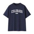 Collection 4 Colorado Essential Cotton T-Shirt - Navy Blue front