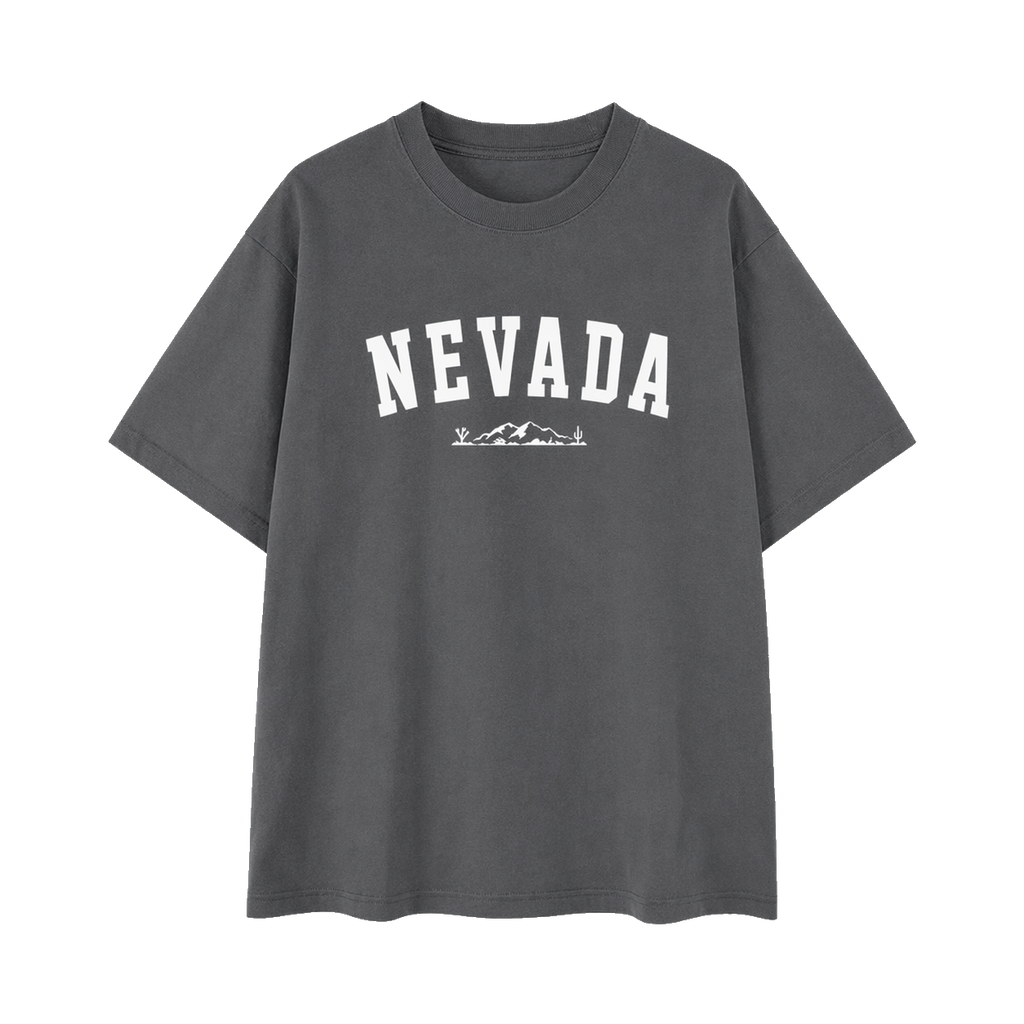Collection 9 Nevada Essential Cotton T-Shirt - Dark Gray front
