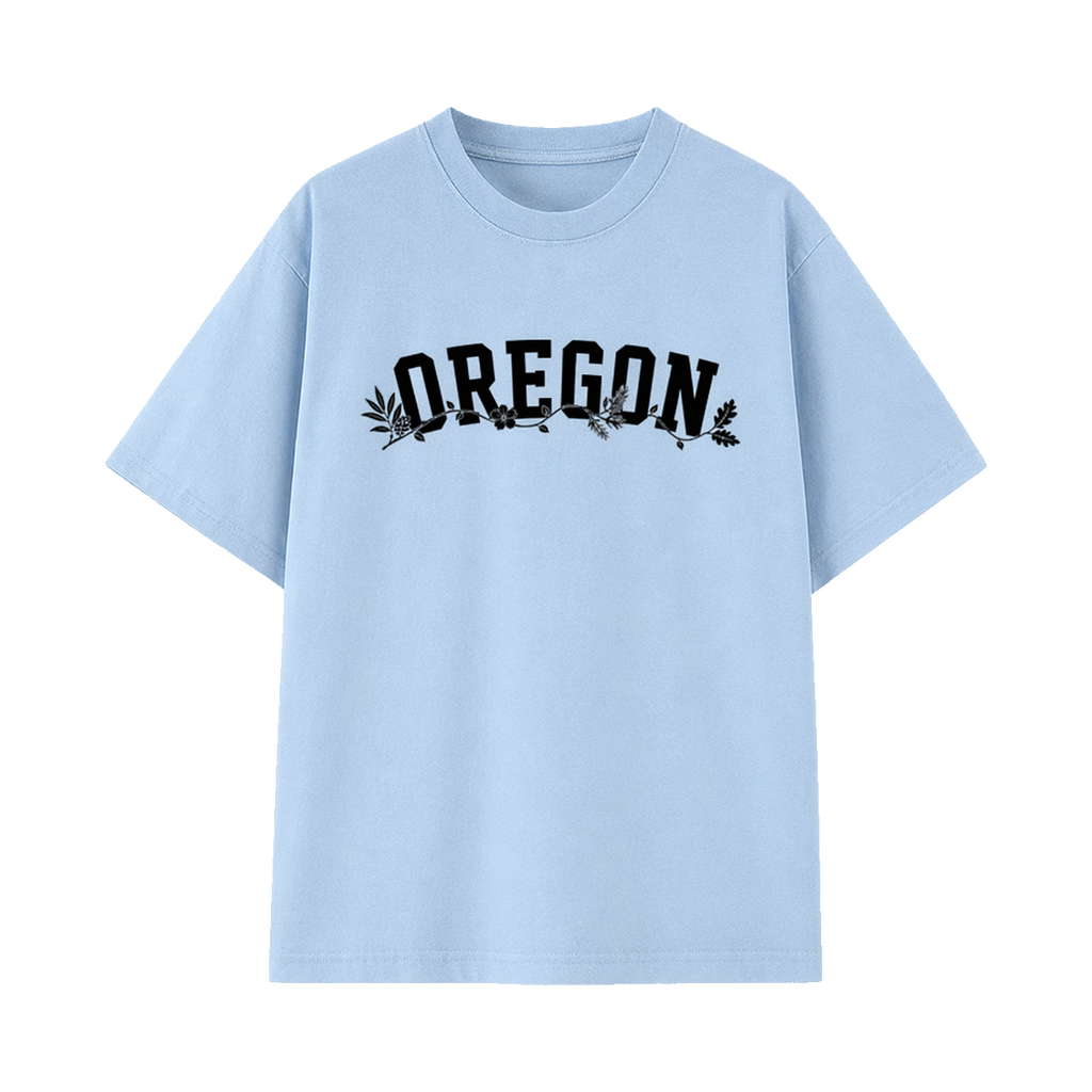 Collection 10 Oregon Essential Cotton T-Shirt - Light Blue front