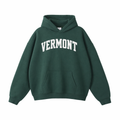 Collection 1 Vermont Oversize Fleeced Hoodie - Eden Green front