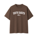Collection 9 South Dakota Essential Cotton T-Shirt - Coffee front