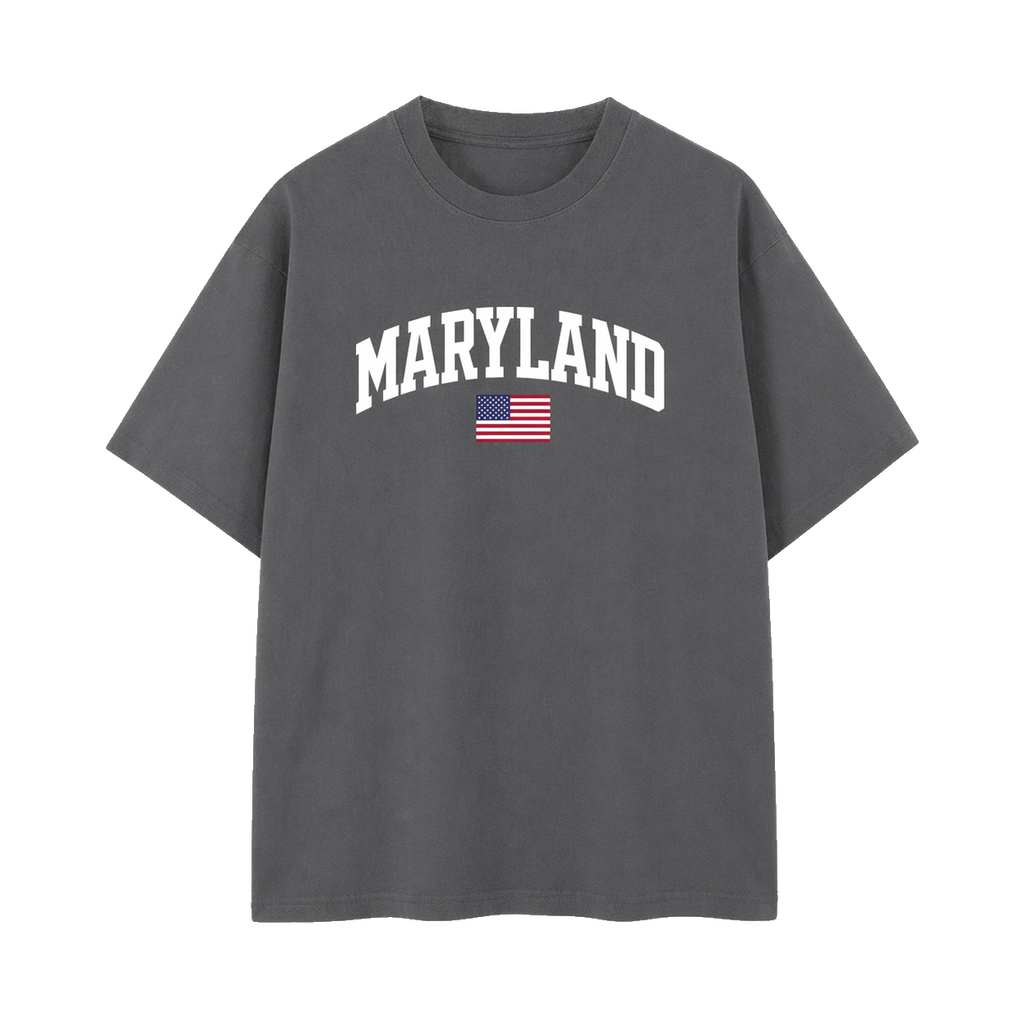 Collection 2 Maryland Essential Cotton T-Shirt - Dark Gray front