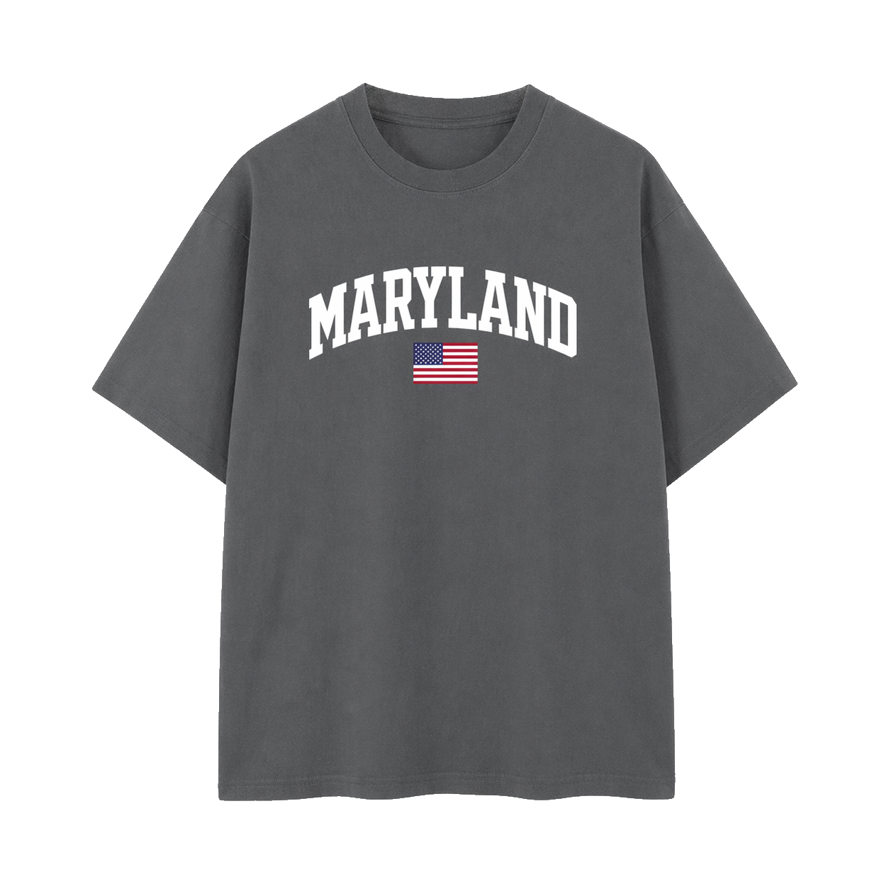 Collection 2 Maryland Essential Cotton T-Shirt - Dark Gray front