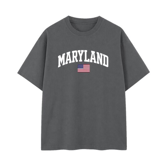 Collection 2 Maryland Essential Cotton T-Shirt - Dark Gray front
