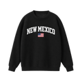 Collection 2 New Mexico Essential Heavyweight Crewneck Sweatshirt - Black front