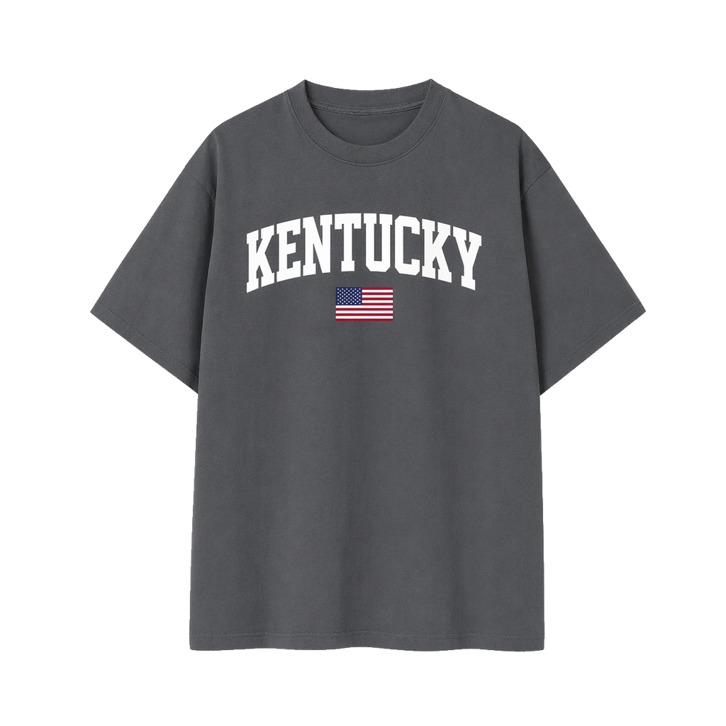 Collection 2 Kentucky Essential Cotton T-Shirt - Dark Gray front