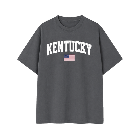 Collection 2 Kentucky Essential Cotton T-Shirt - Dark Gray front