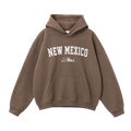 Collection 9 New Mexico Oversize Fleeced Hoodie - Brown front