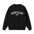 Collection 4 Rhode Island Essential Heavyweight Crewneck Sweatshirt - Black front