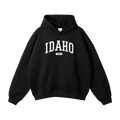 Collection 4 Idaho Oversize Fleeced Hoodie - Black front