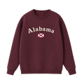 Collection 6 Alabama Essential Heavyweight Crewneck Sweatshirt - Dull Red front