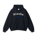 Collection 6 Alaska Oversize Fleeced Hoodie - Black front