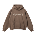 Collection 3 Wyoming Oversize Fleeced Hoodie - Brown front