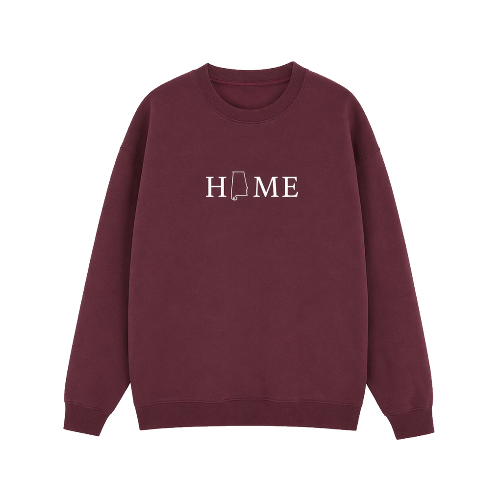 Collection 5 Alabama Essential Heavyweight Crewneck Sweatshirt - Dull Red front