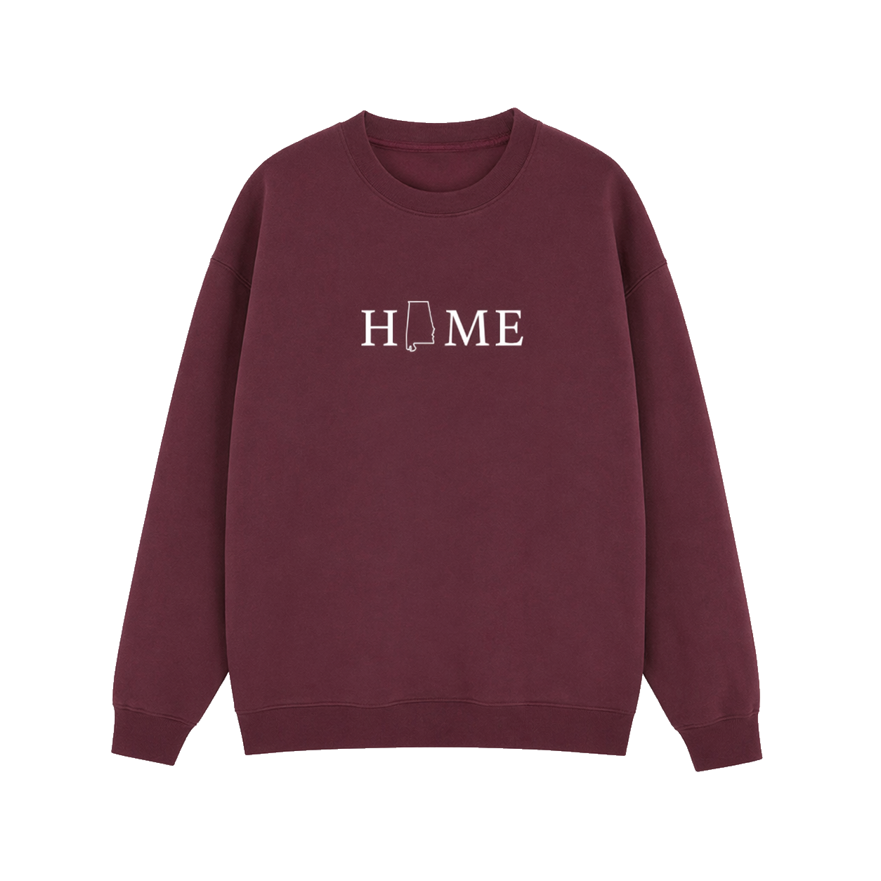 Collection 5 Alabama Essential Heavyweight Crewneck Sweatshirt - Dull Red front