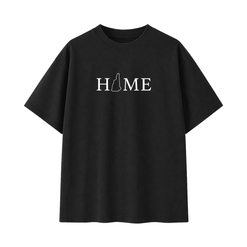 Collection 5 New Hampshire Essential Cotton T-Shirt - Black front