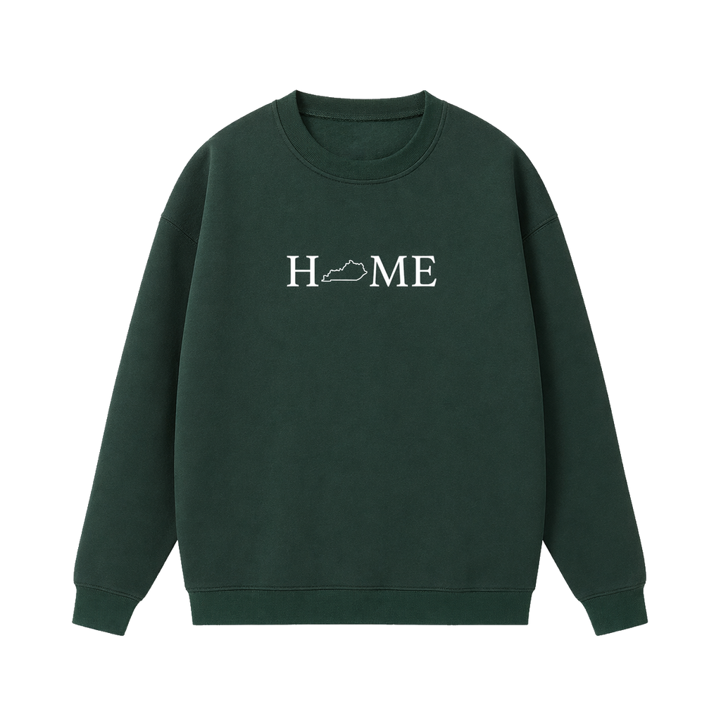Collection 5 Kentucky Essential Heavyweight Crewneck Sweatshirt - Dark Green front