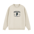 Collection 8 Indiana Essential Heavyweight Crewneck Sweatshirt - Cream front