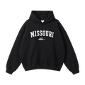 Collection 9 Missouri Oversize Fleeced Hoodie - Black front