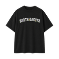 Collection 10 North Dakota Essential Cotton T-Shirt - Black front