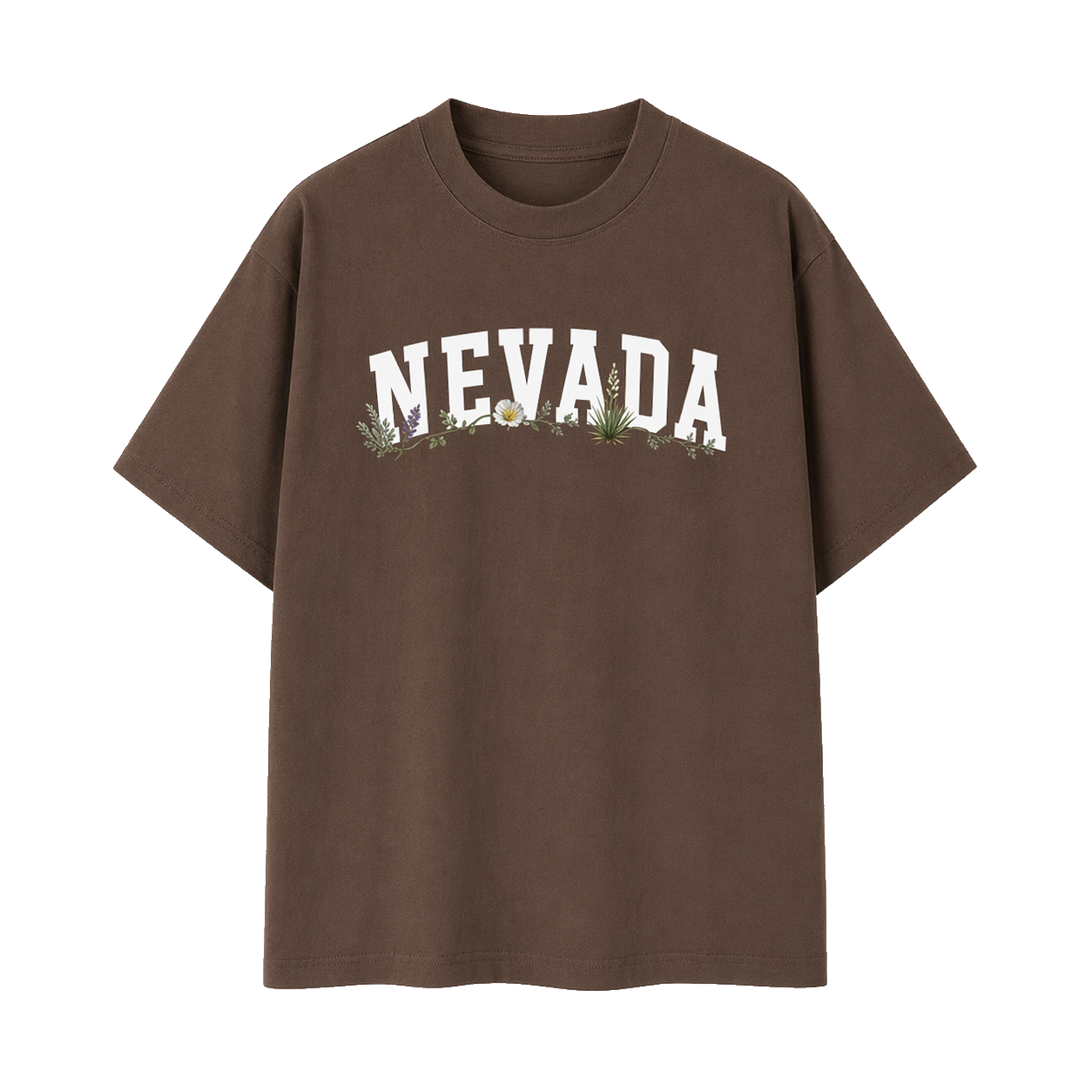 Collection 10 Nevada Essential Cotton T-Shirt - Coffee front