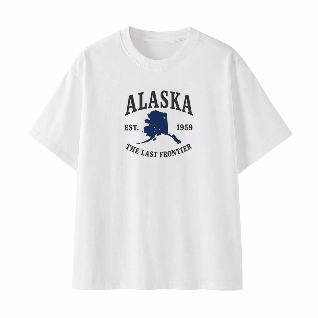 Collection 8 Alaska Essential Cotton T-Shirt - White front