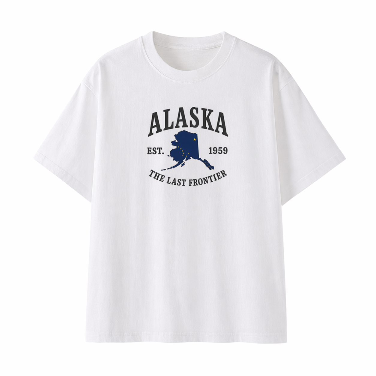 Collection 8 Alaska Essential Cotton T-Shirt - White front