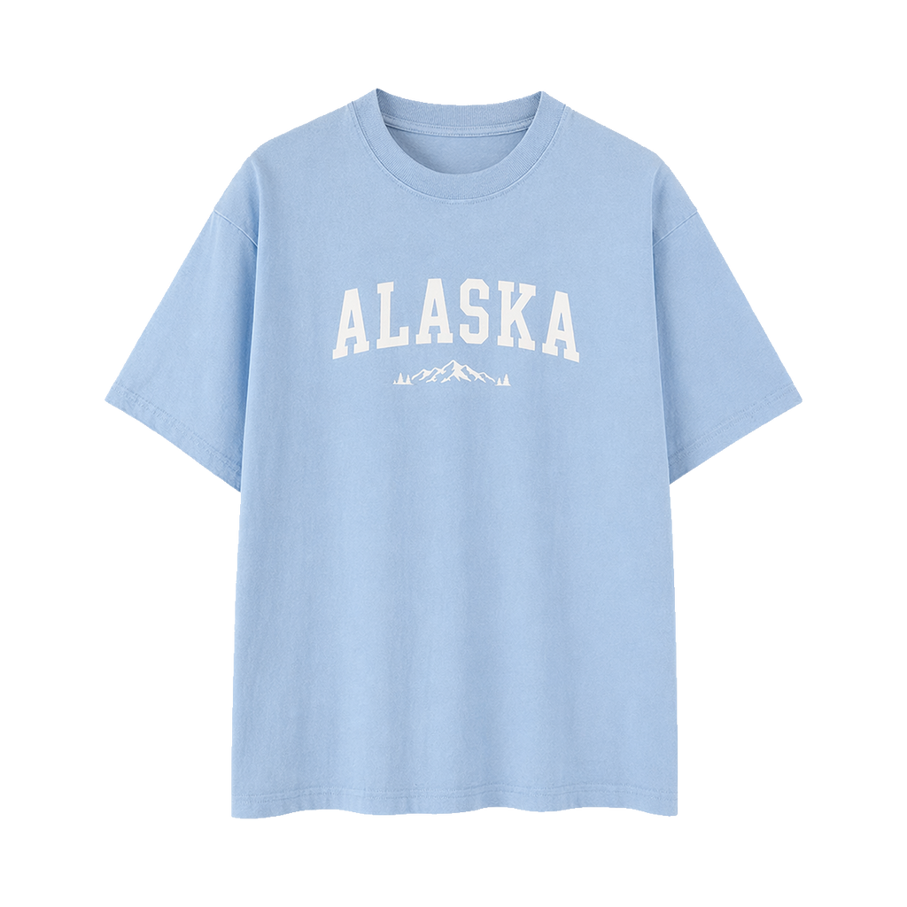 Collection 9 Alaska Essential Cotton T-Shirt - Light Blue front